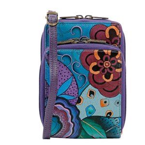Anuschka Small Organizer Shoulder Bag